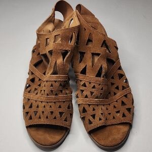 Steve Madden Brown Suede Women's Sandals